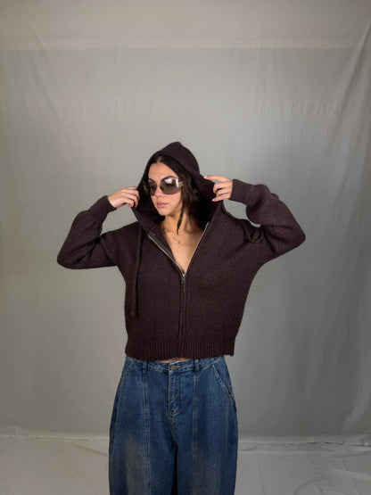 Maglione con cappuccio