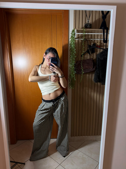 Pantalone a quadri