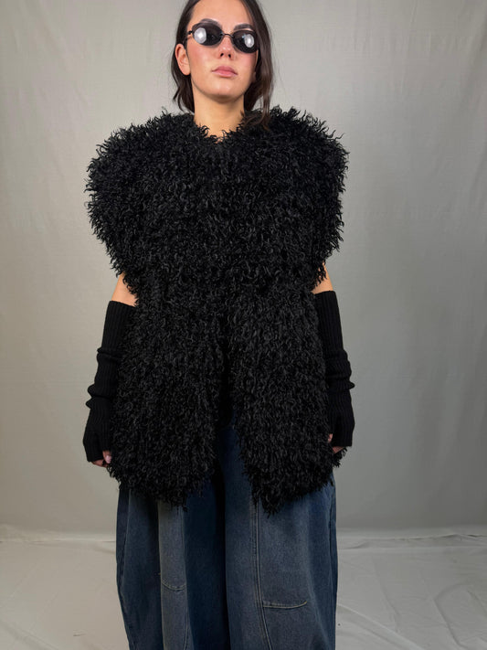 Smanicato in eco pelliccia