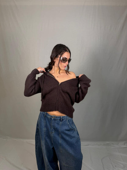 Maglione con cappuccio