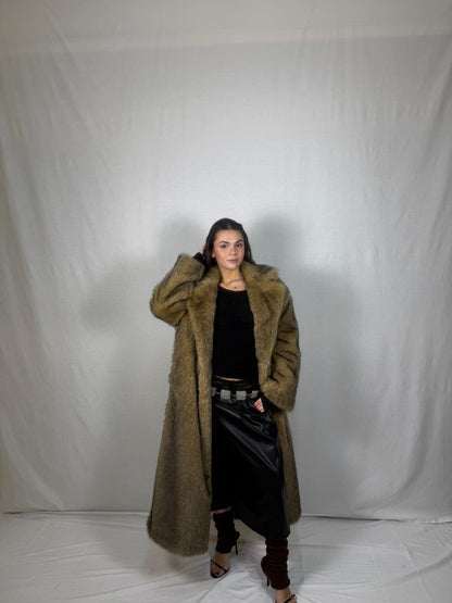 Pelliccia effetto vintage