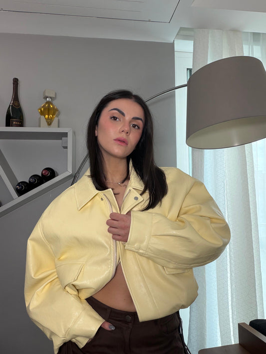 Giubbino in pelle Lumina