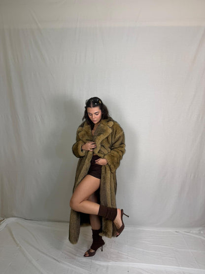 Pelliccia effetto vintage