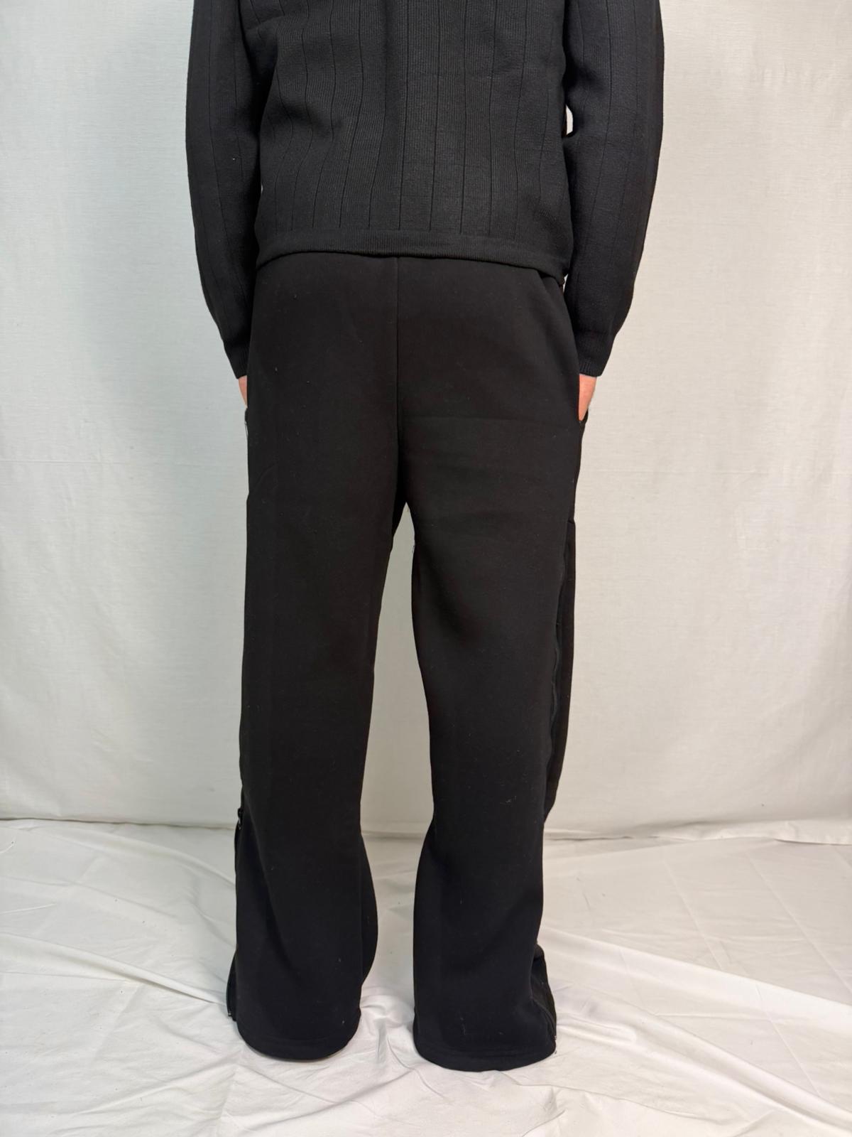 Pantalone di Tuta con Cerniera Laterale