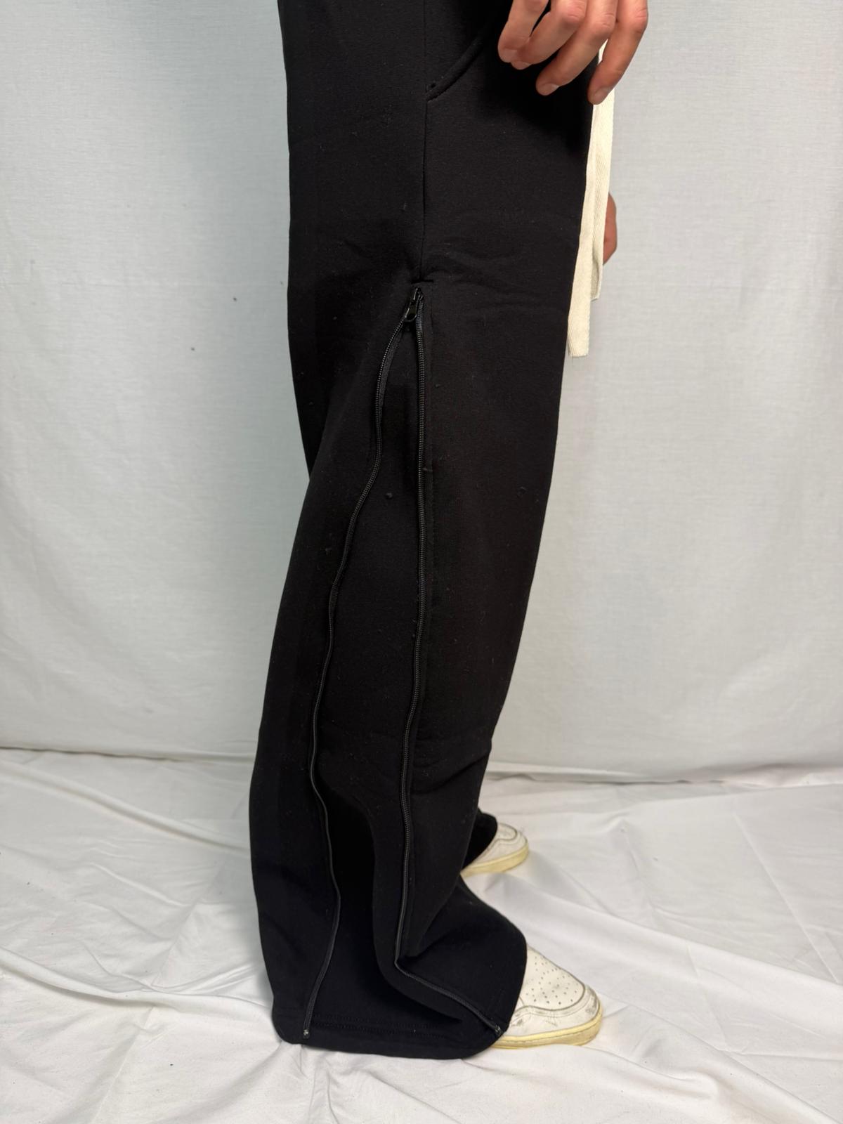 Pantalone di Tuta con Cerniera Laterale